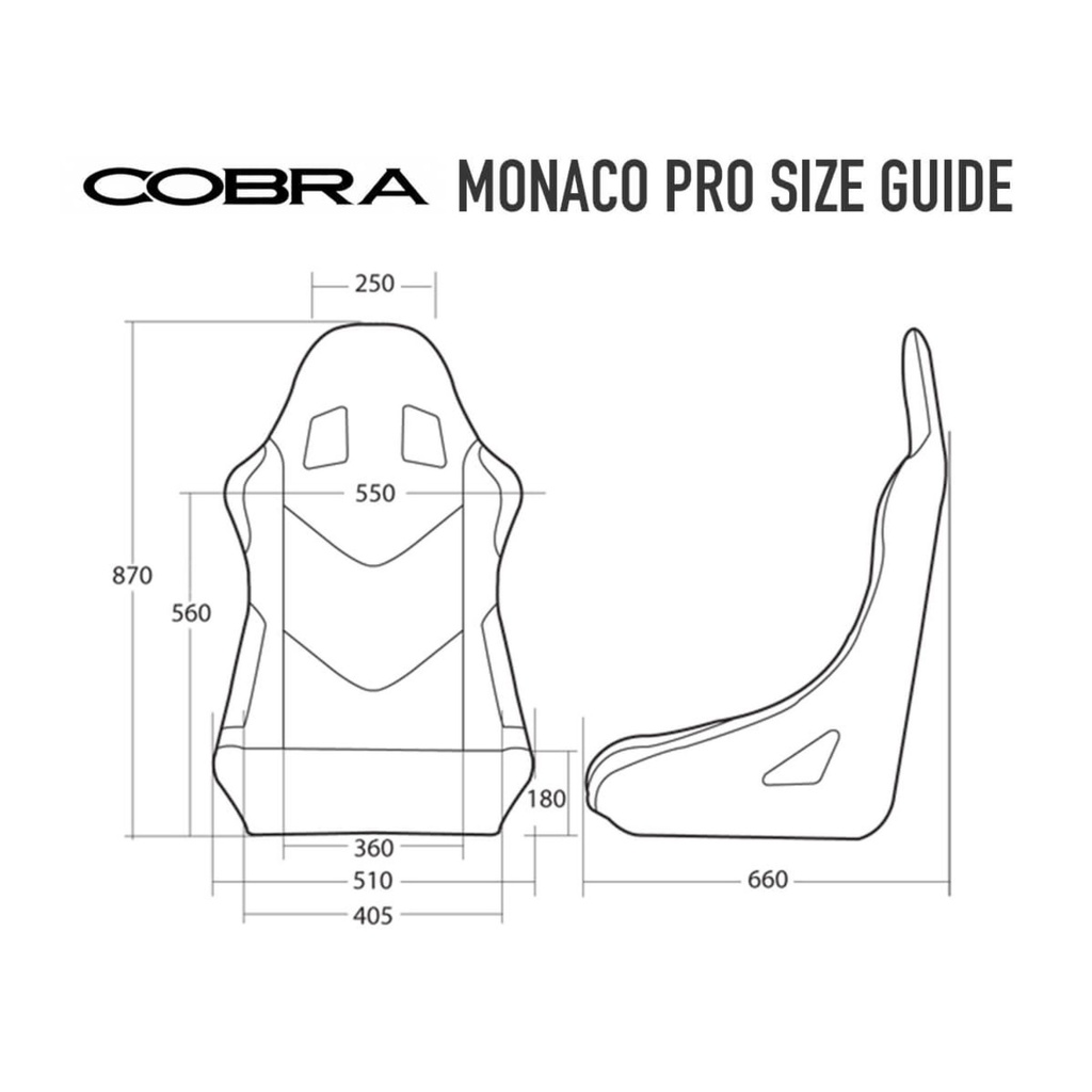 Cobra Monaco Pro Steel Frame Seat