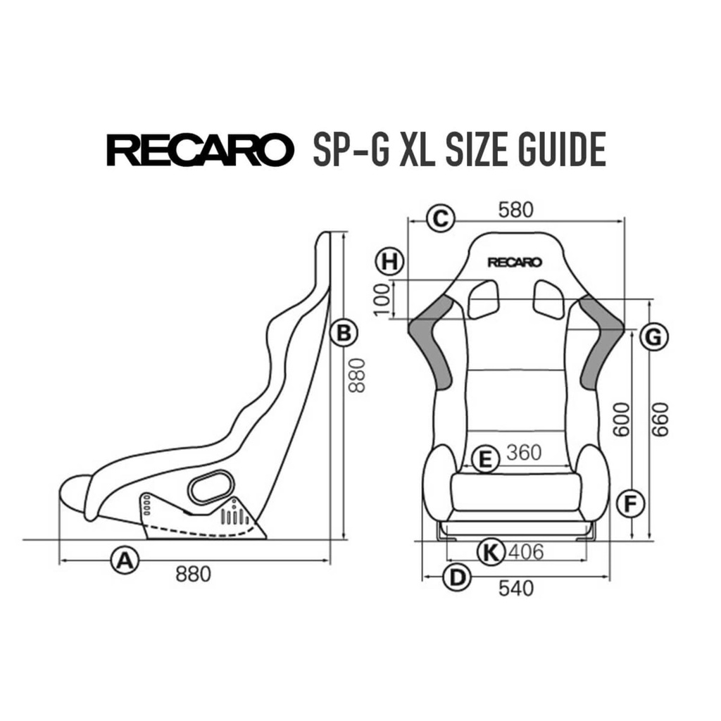 Recaro Profi SPG Fibreglass Seat