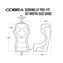 Cobra Sebring LP (Low Profile) Pro-Fit Fibreglass Seat