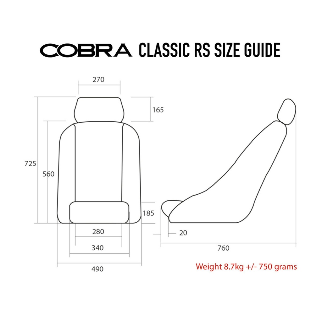 Cobra Classic RS Seat