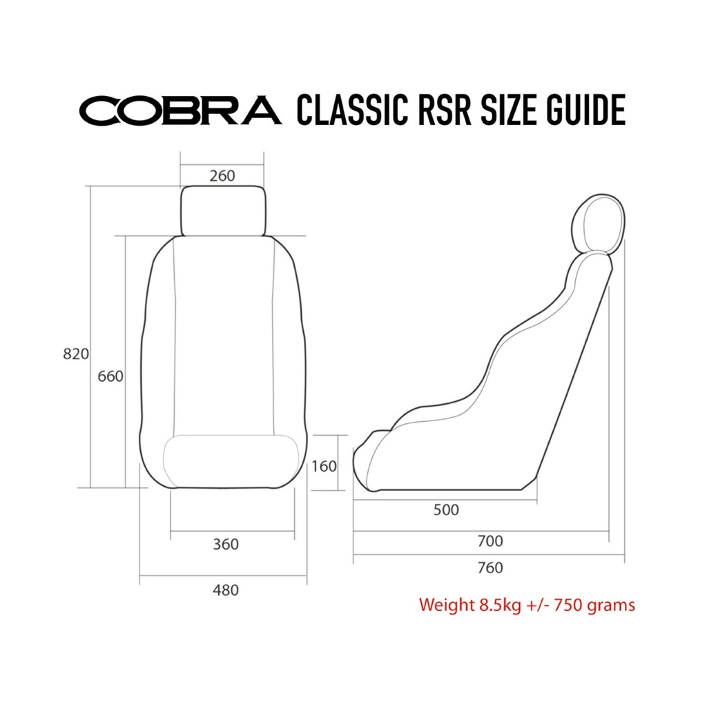 Cobra Classic RSR Seat