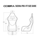 Cobra Suzuka Pro-Fit Fibreglass Seat
