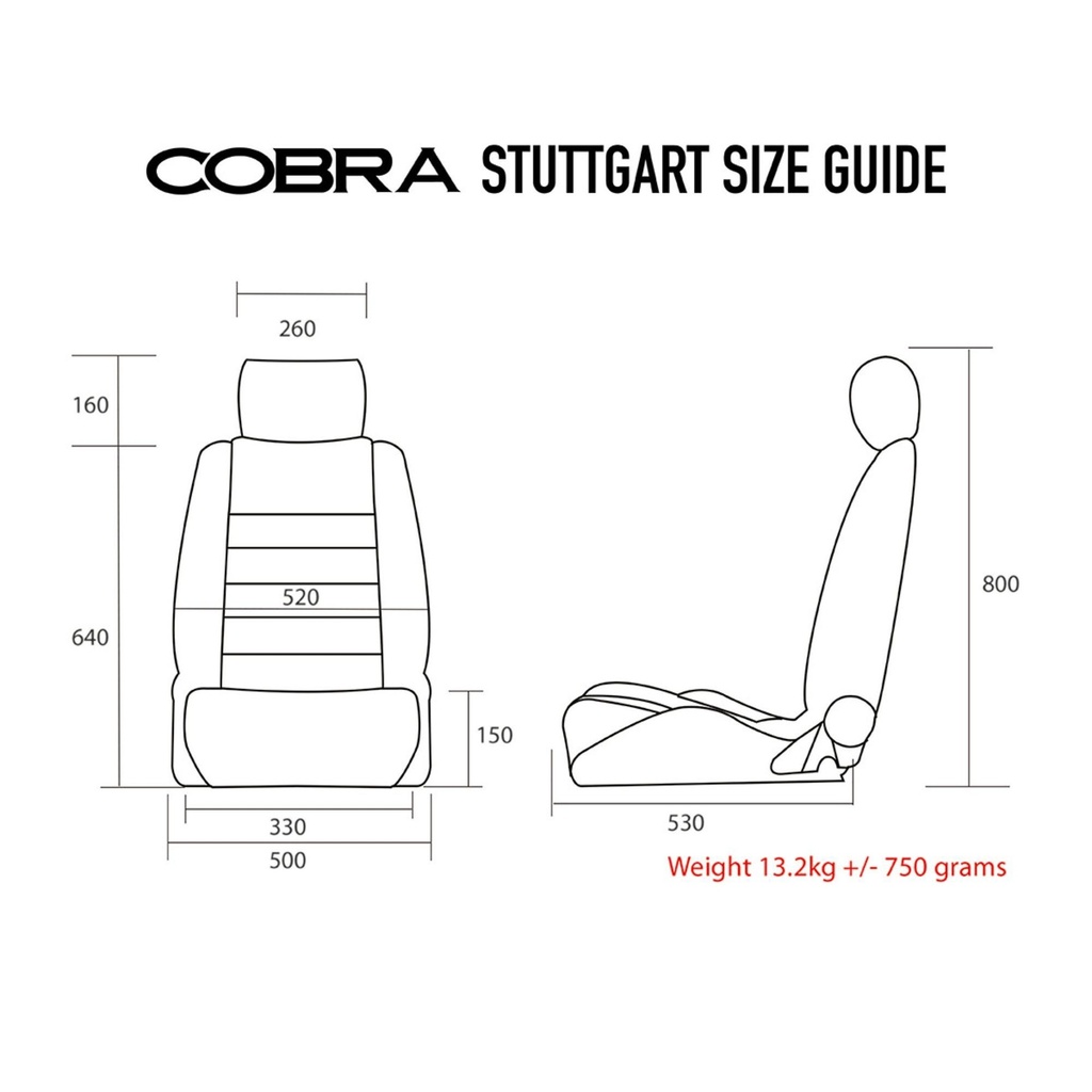 Cobra Stuttgart Classic Seat