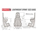 Kirkey Lightweight Sprint Deluxe Seat