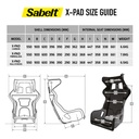 Sabelt X-Pad Rallycross Fibreglass Seat