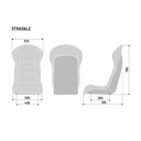 Sparco Stradale Sky Fibreglass Seat
