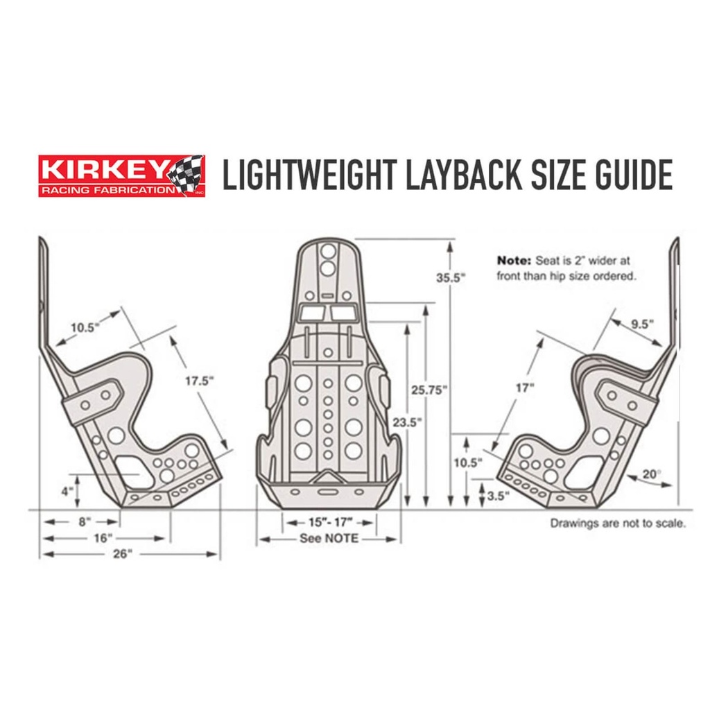 Kirkey Lightweight Layback Seat