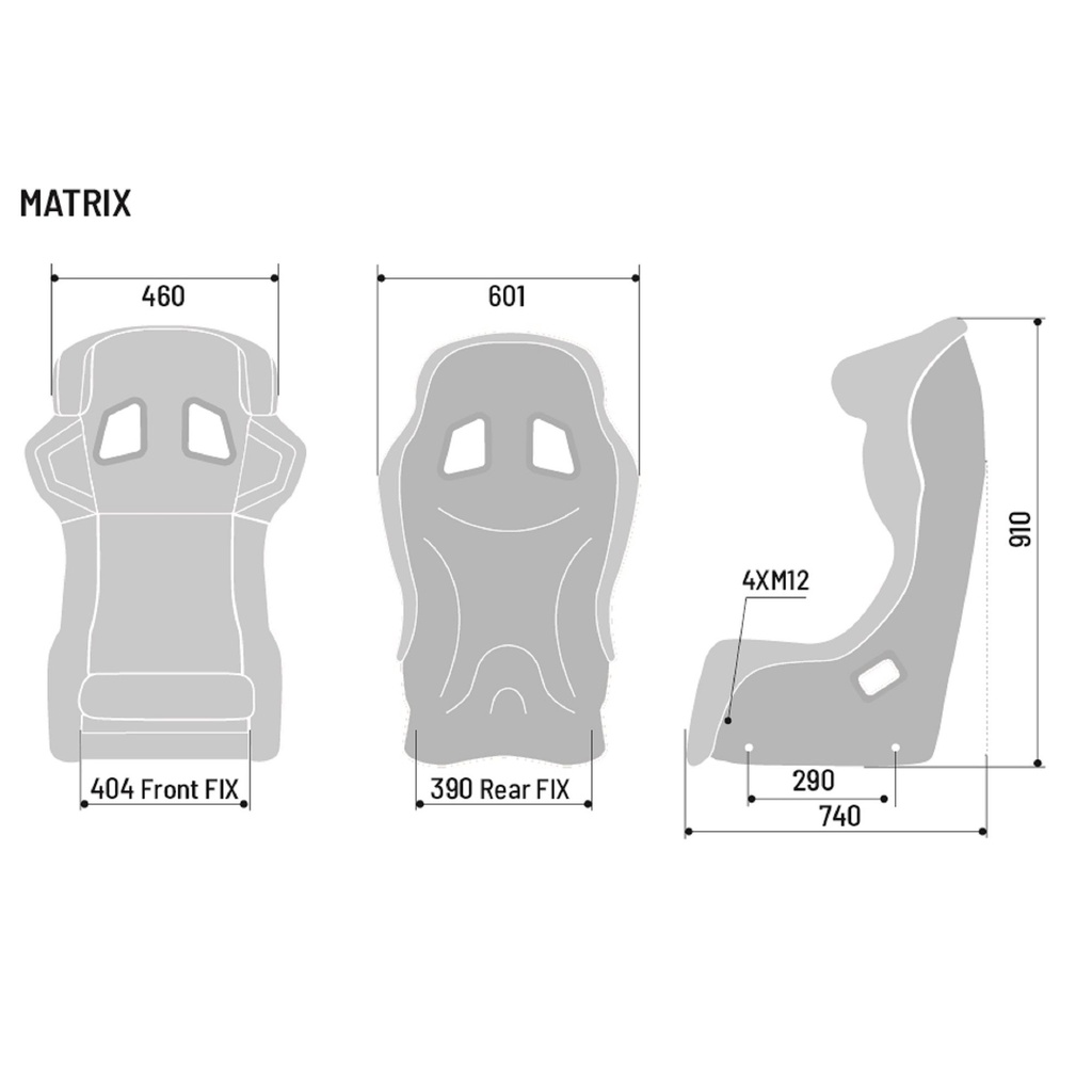 Sparco Matrix Fibreglass Seat