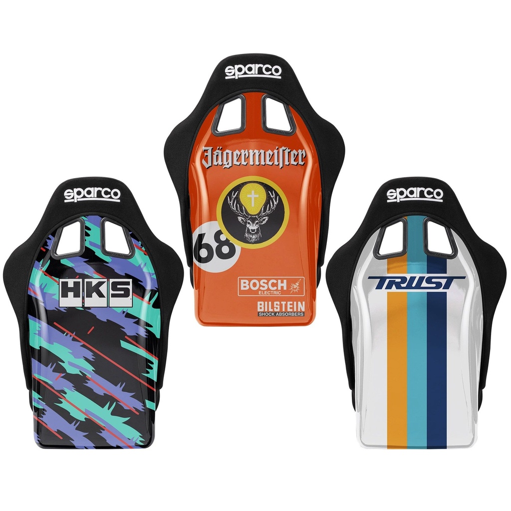 Sparco Evo QRT Fibreglass Seat With Custom Back Wrap