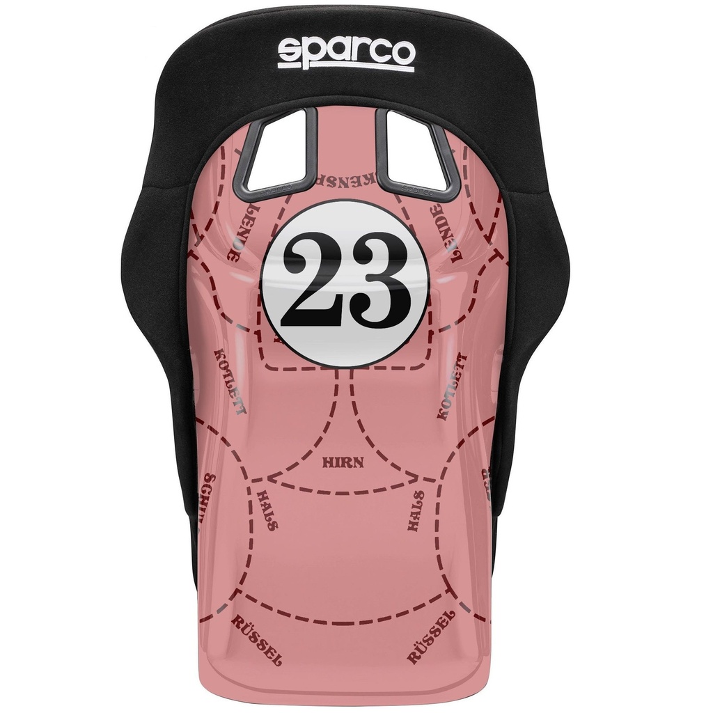 Sparco Circuit II QRT Fibreglass Seat With Custom Back Wrap