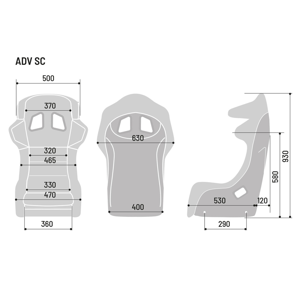 Sparco ADV SC Carbon Fibre Seat