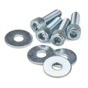 Race Safety Accessories Seat Bolt Kit Steel M8 Cap head x 1.25 Thread inc Washers