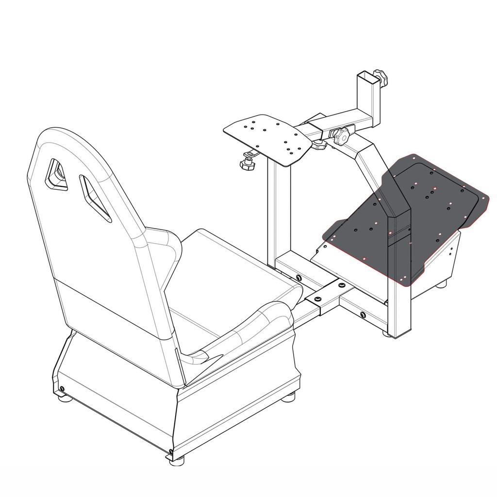 RaceRoom Pedal Adapter Plate
