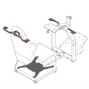 RaceRoom 2.1 / 5.1 Logitech Speaker Brackets