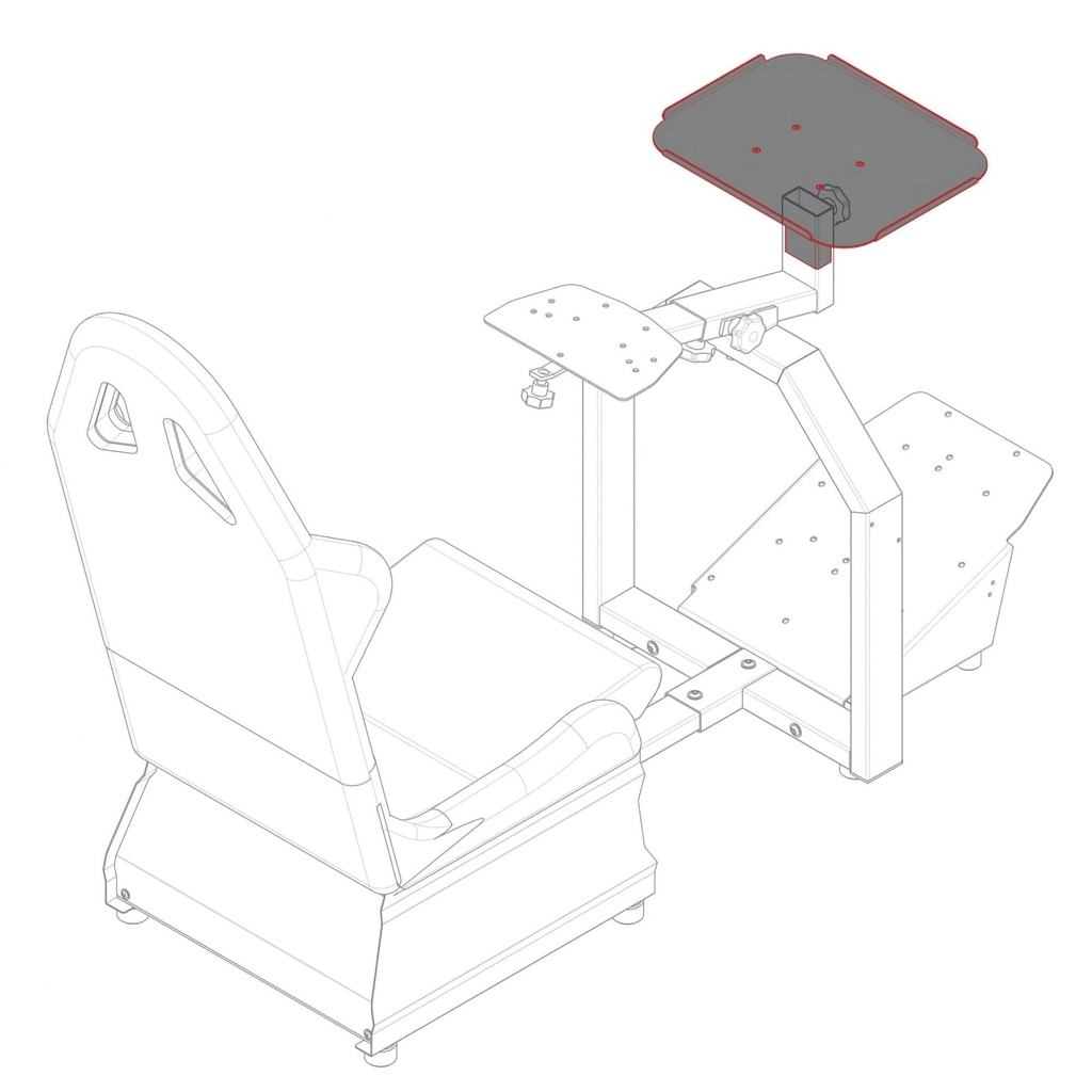 RaceRoom Console Shelf