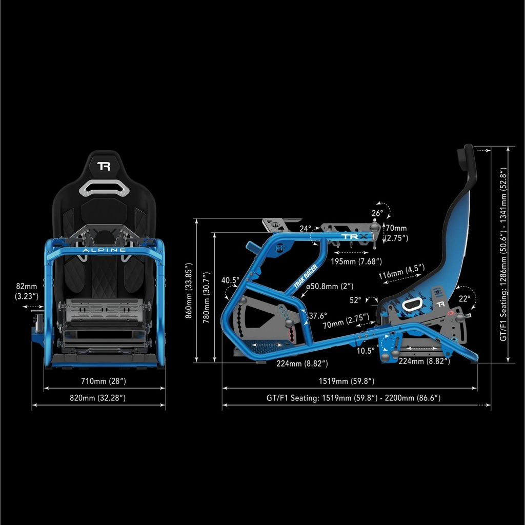 Trak Racer Alpine Racing TRX V2 Racing Simulator