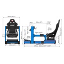 Trak Racer TR120S V2 Racing Simulator - Blue