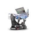 Trak Racer Cockpit Mounted Integrated Quad Monitor Stand