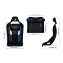 Trak Racer HSX Hybrid Formula Pro Racing Seat BWT Alpine Formula1 Team Edition