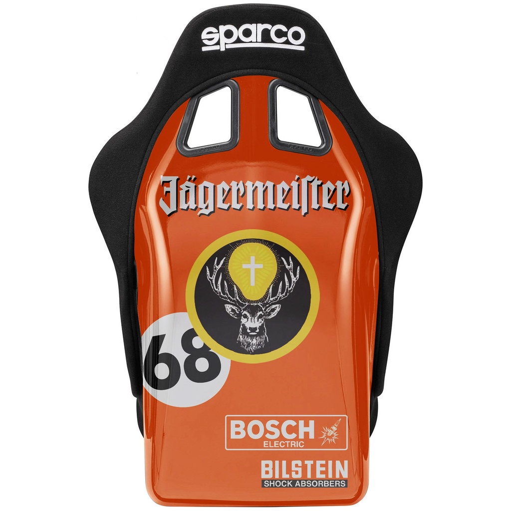 Sparco Evo QRT Fibreglass Sim Racing Seat With Custom Back Wrap