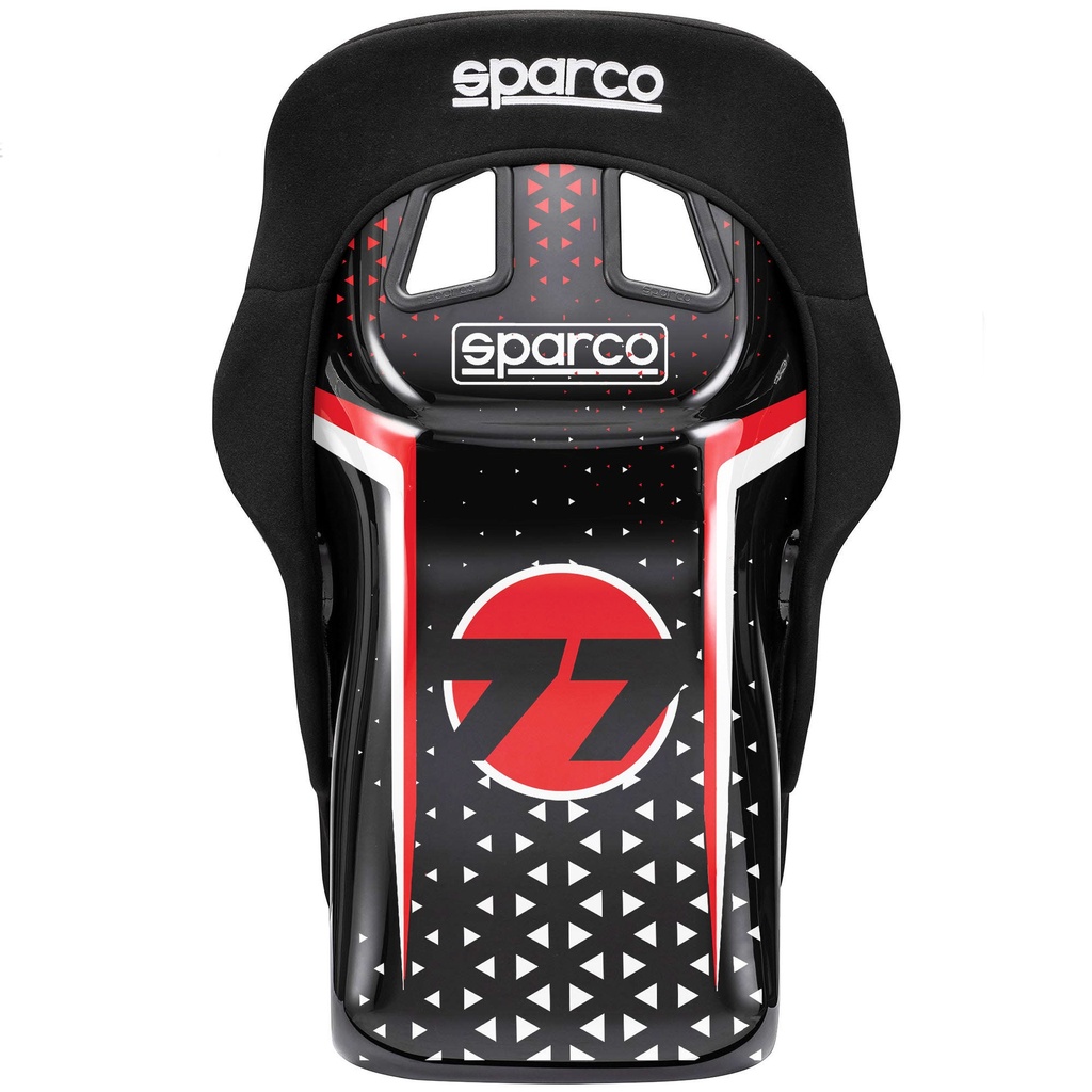 Sparco Circuit II QRT Fibreglass Sim Racing Seat With Custom Back Wrap