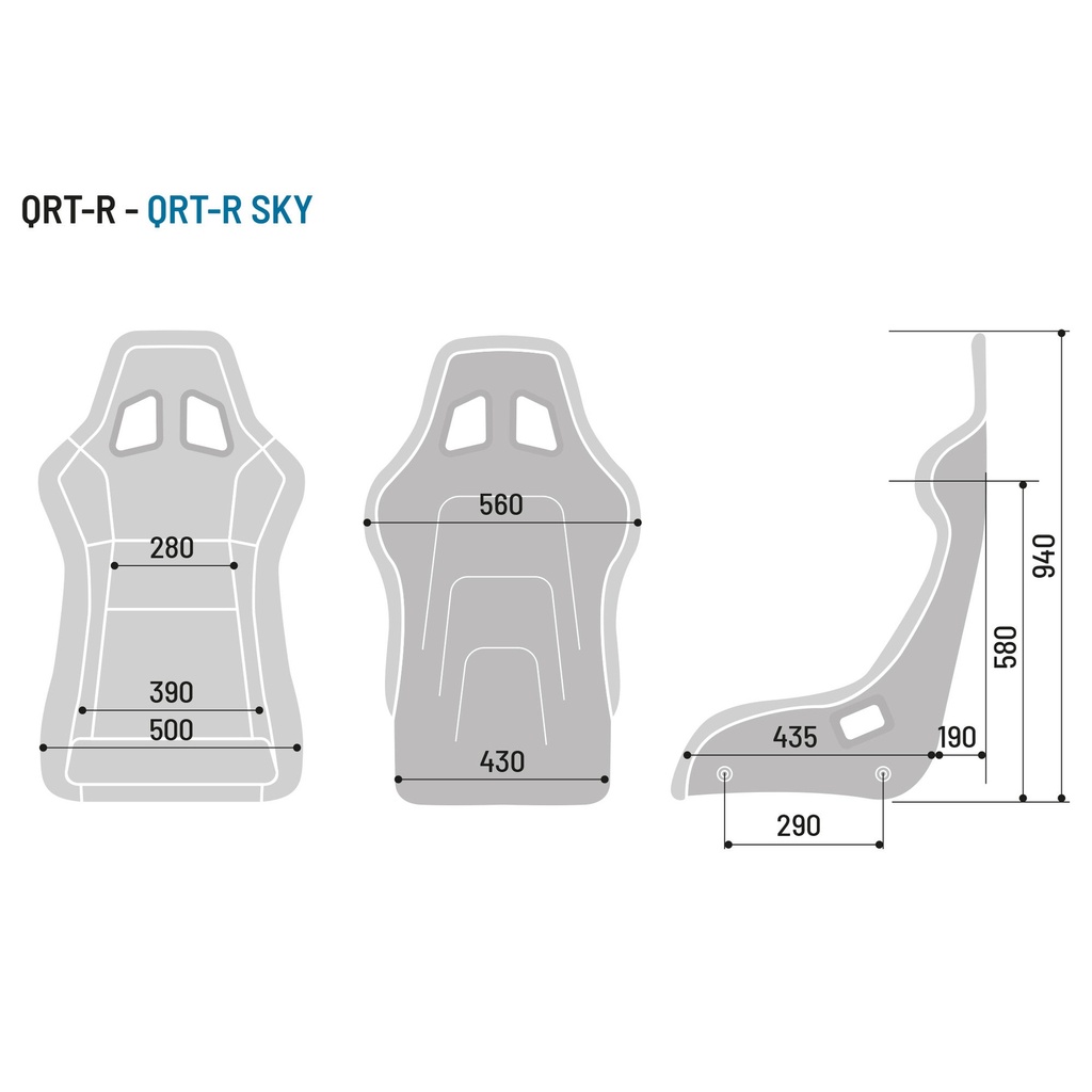 Sparco QRT-R Fibreglass Sim Racing Seat