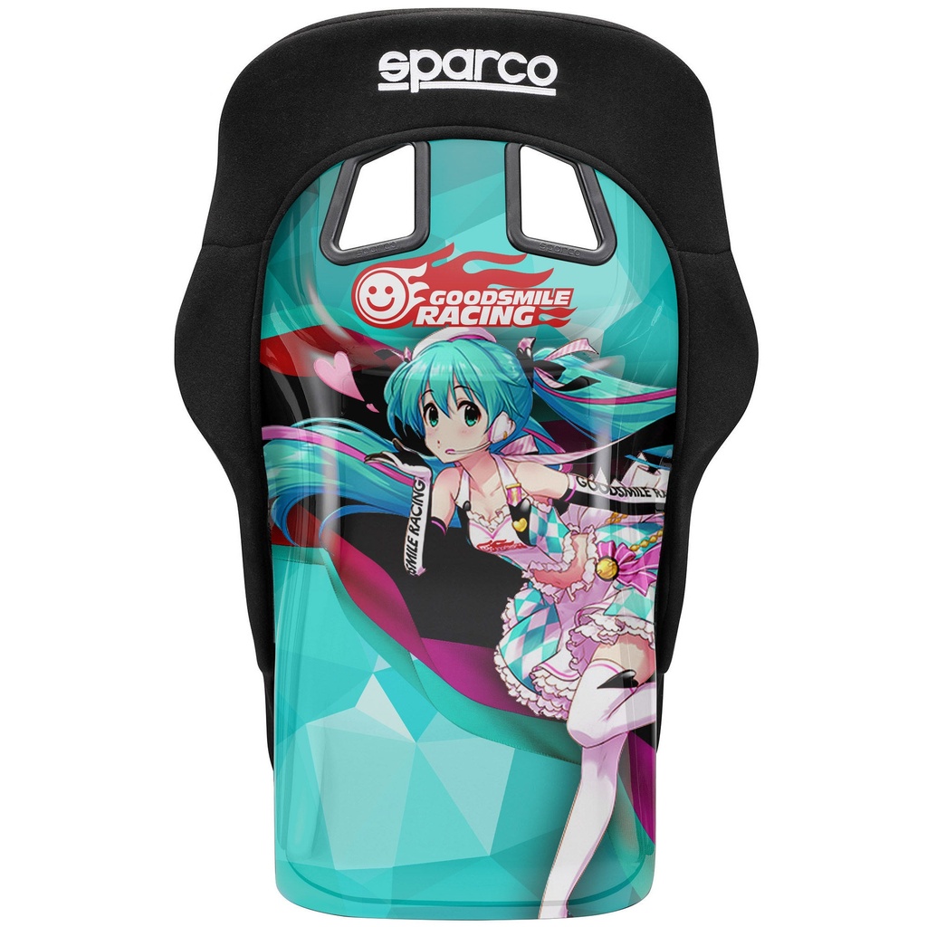 Sparco Circuit II QRT Fibreglass Sim Racing Seat With Custom Back Wrap