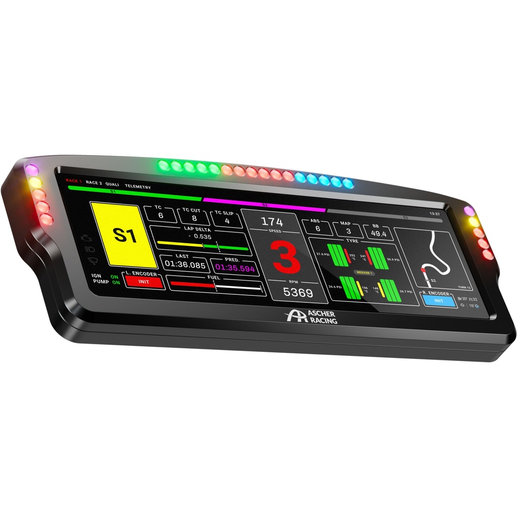 Ascher Racing 8" Dashboard