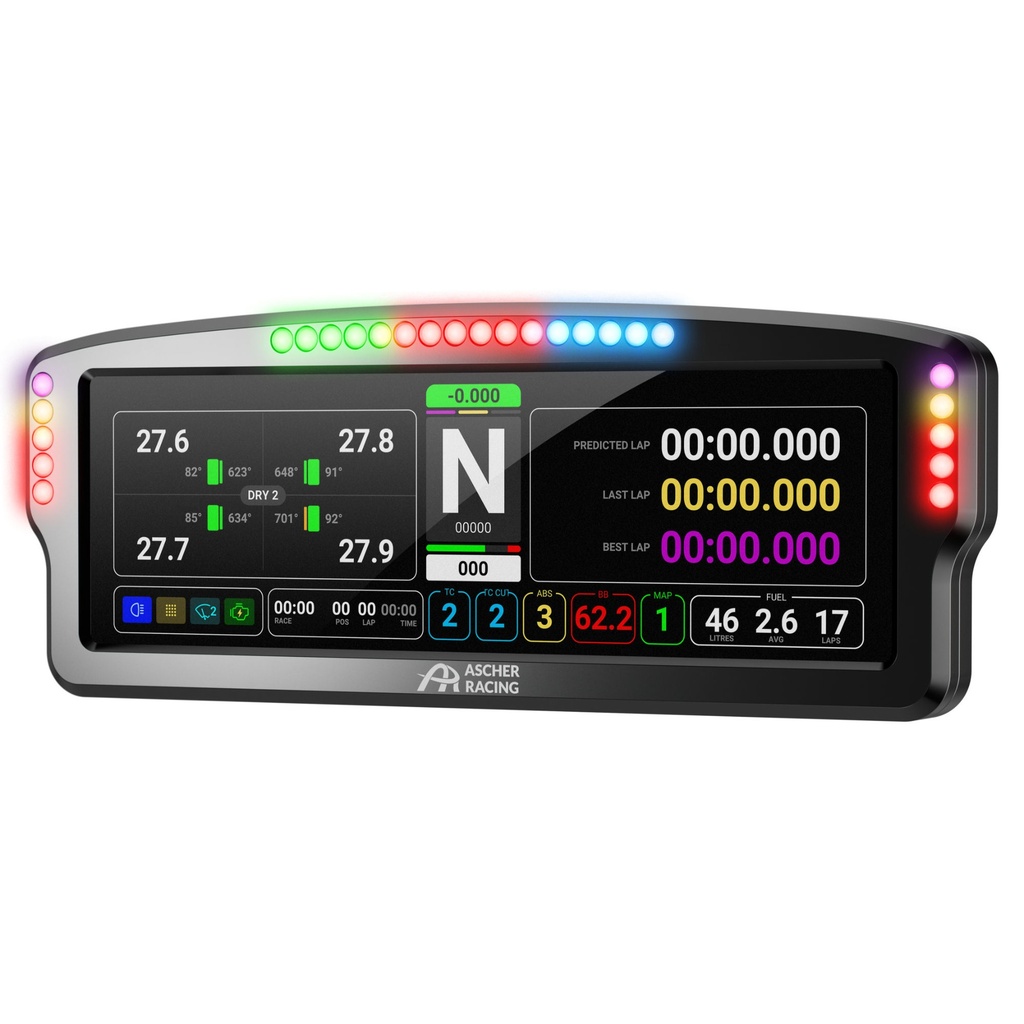 Ascher Racing 8" Dashboard