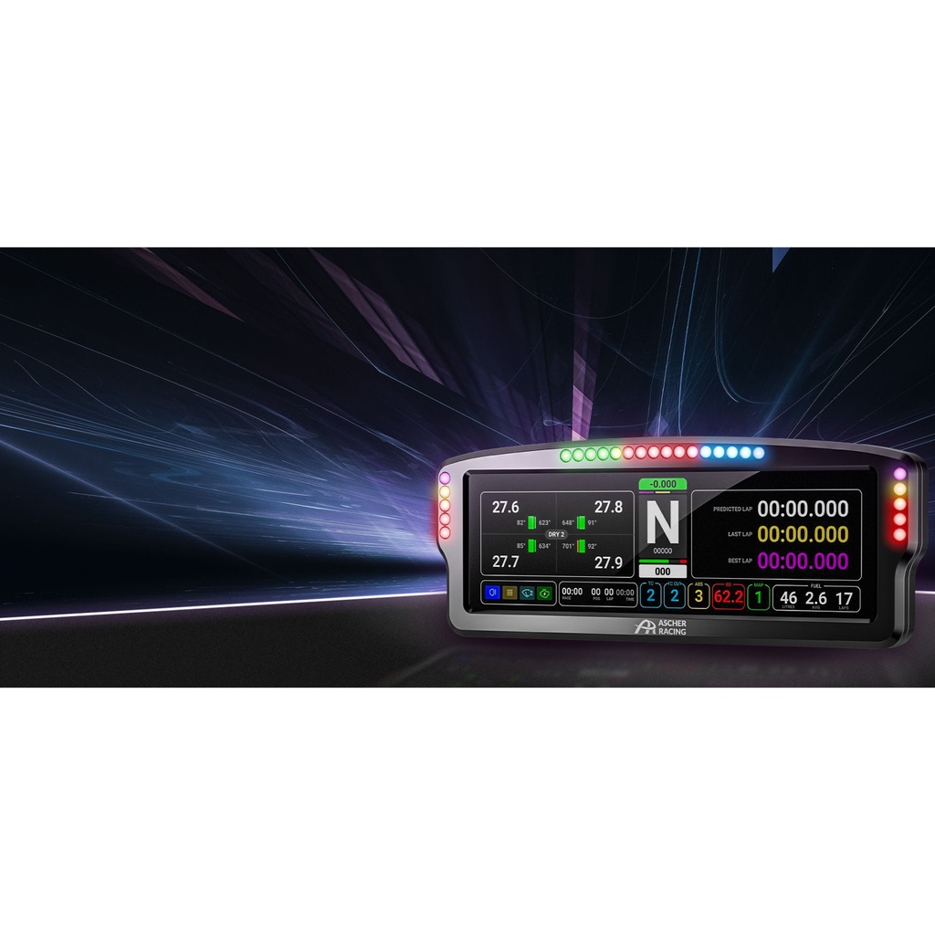 Ascher Racing 8" Dashboard