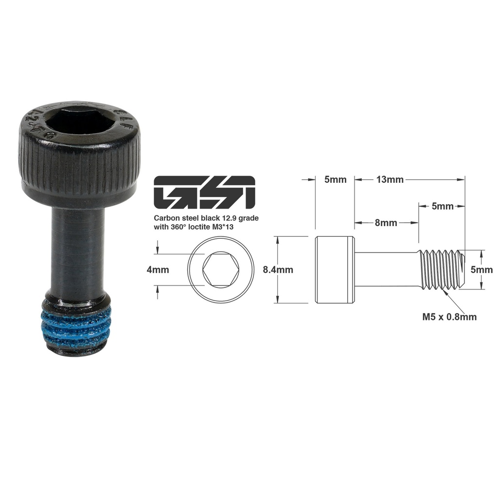 Gomez Sim Industries Captive Screw Set