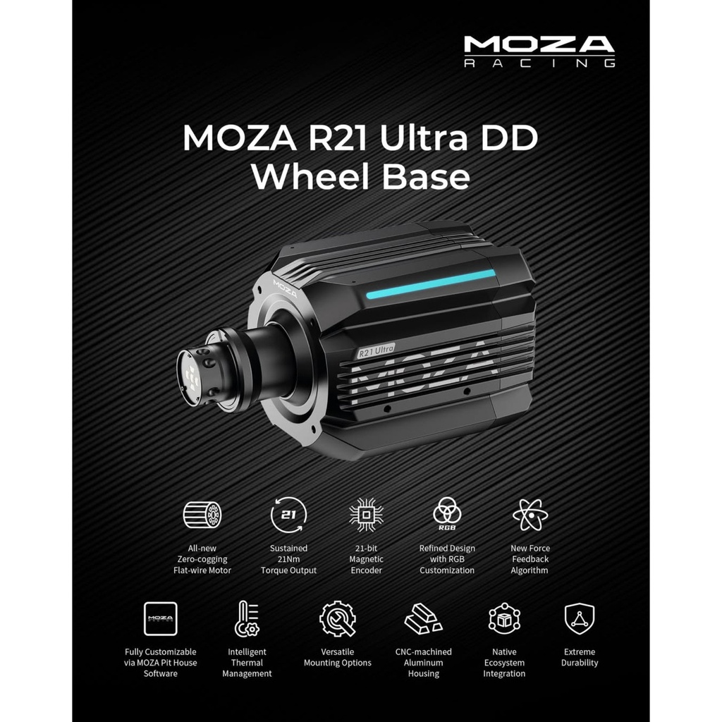Moza R21 Ultra Direct Drive Wheel Base