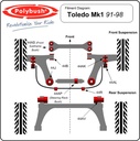 Polybush Front - Wishbone, Rear Bush (44J)
