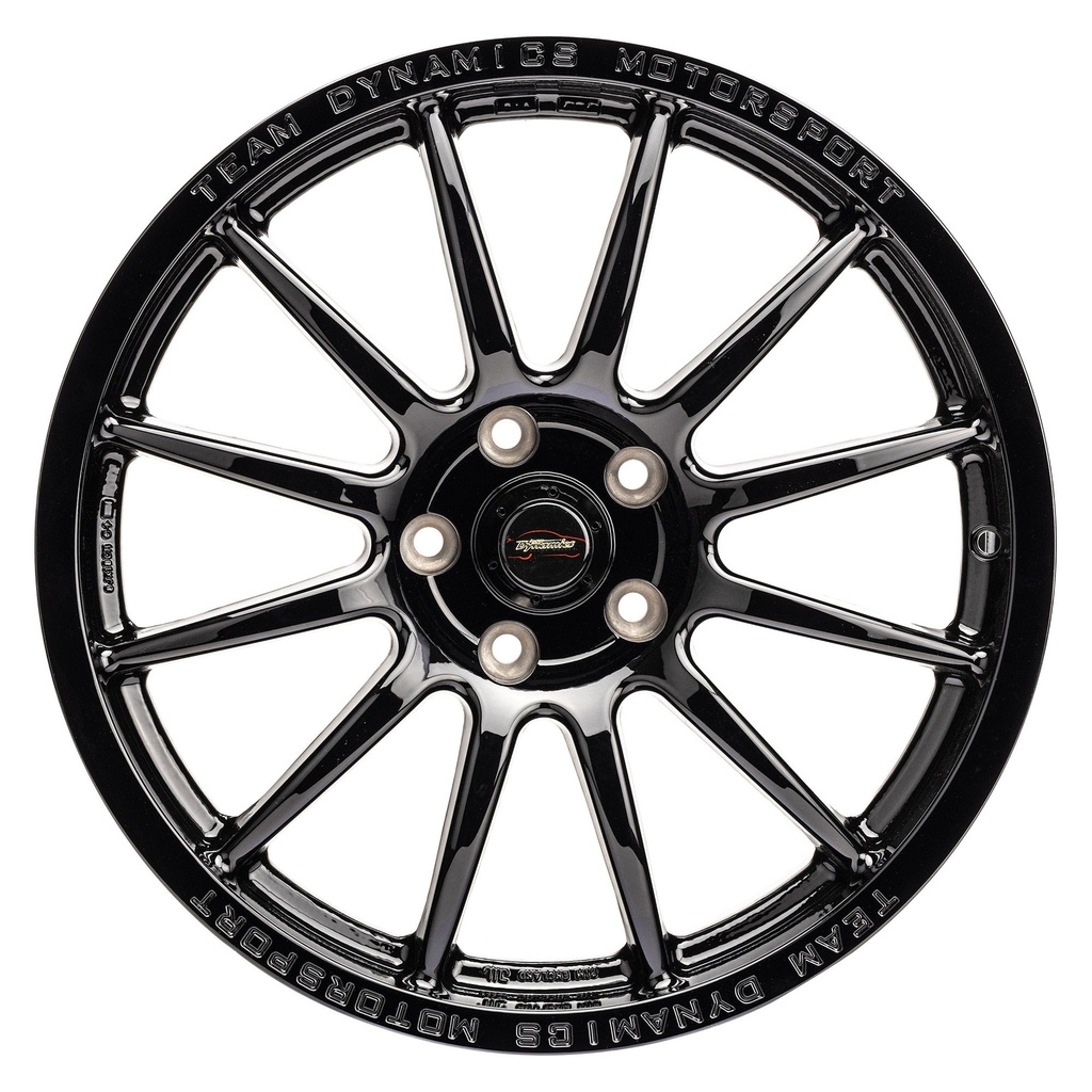 Team Dynamics Pro Race 1.2 Alloy Wheels In Black Gloss Set Of 4