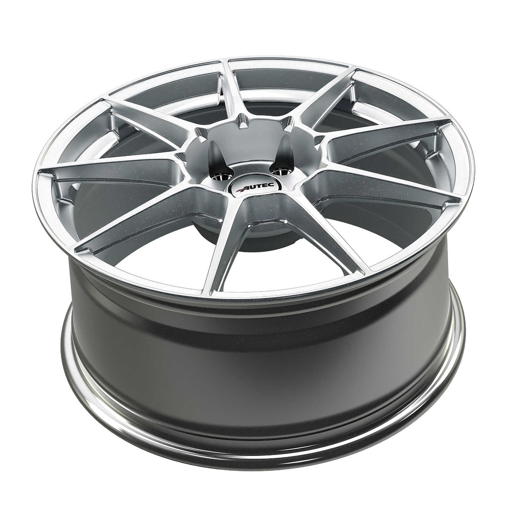 Autec ClubRacing Alloy Wheels In Hyper Silver Set Of 4