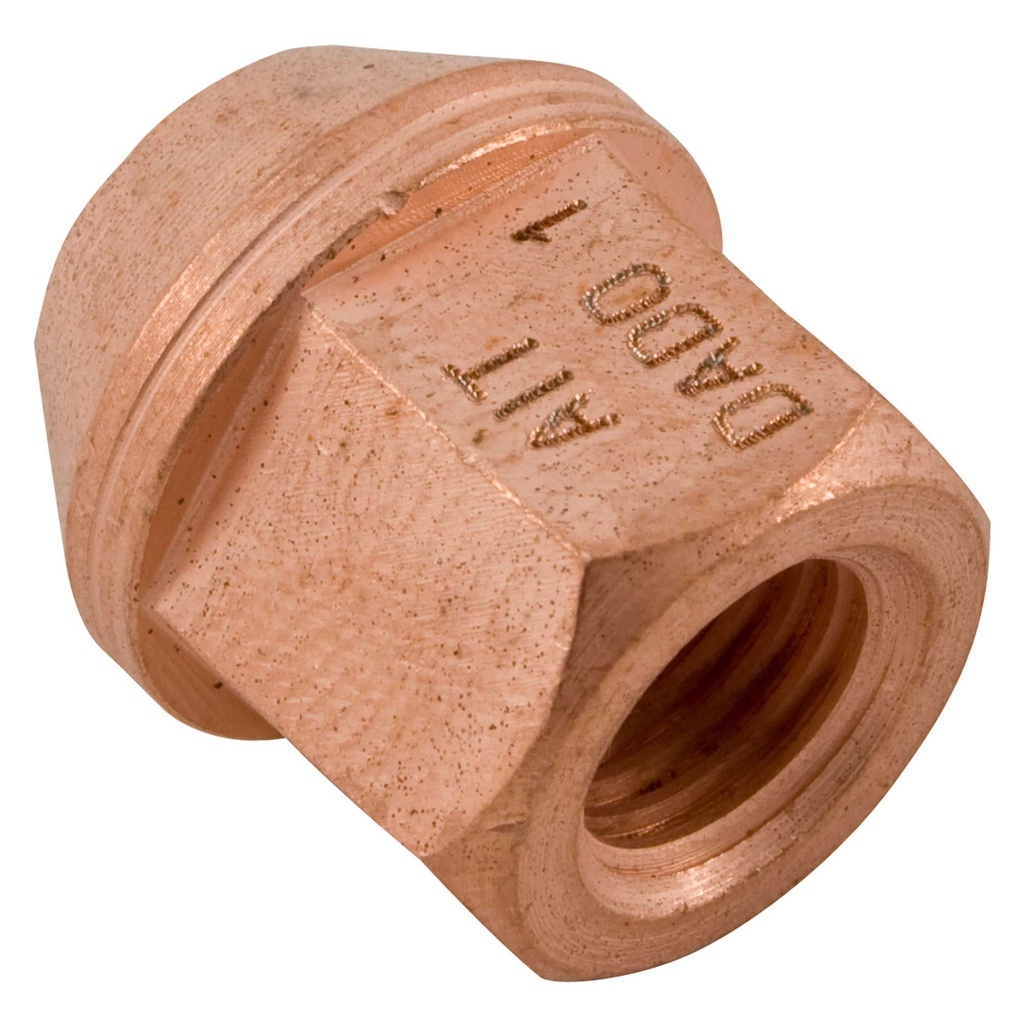A I Tech Coppered Steel Open Wheel Nut