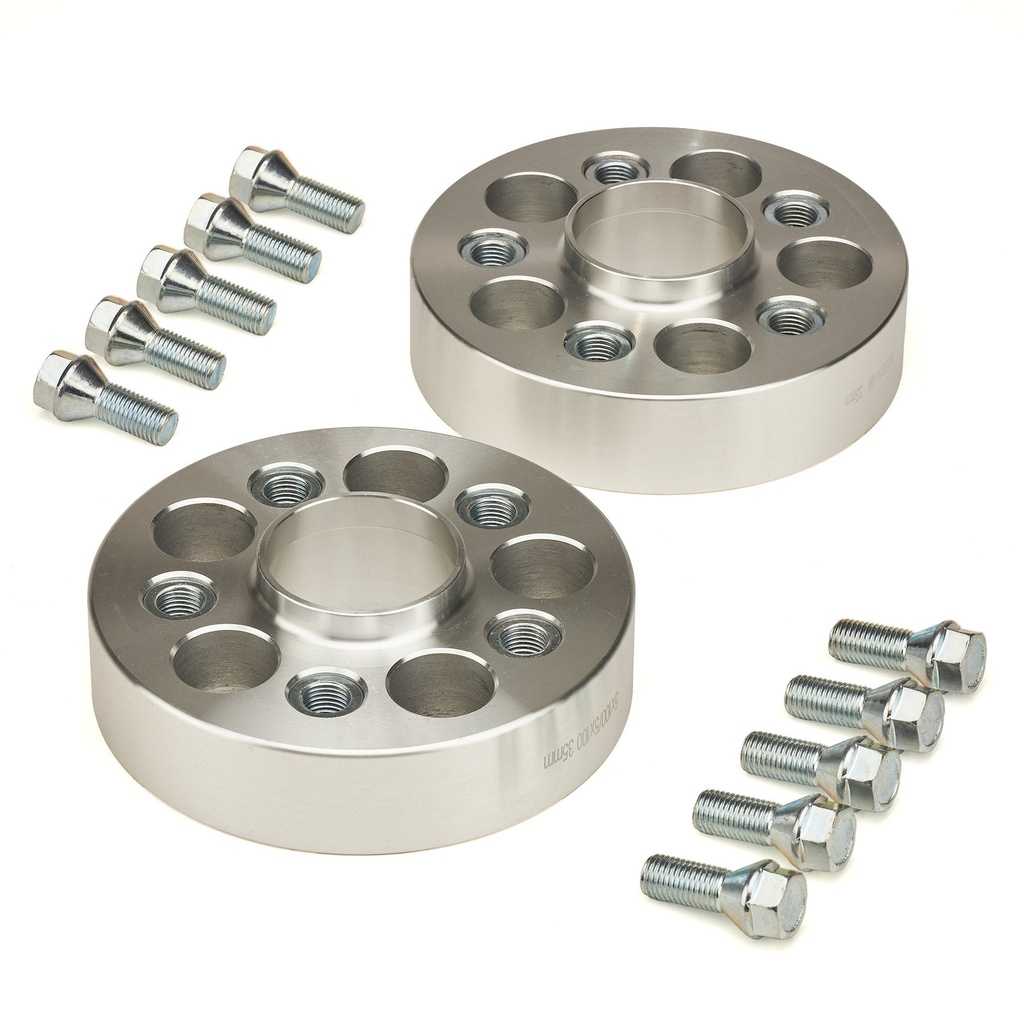 Hub Buddies Bolt To Hub Wheel Spacer Kit With Extended Bolts - 35mm Pair