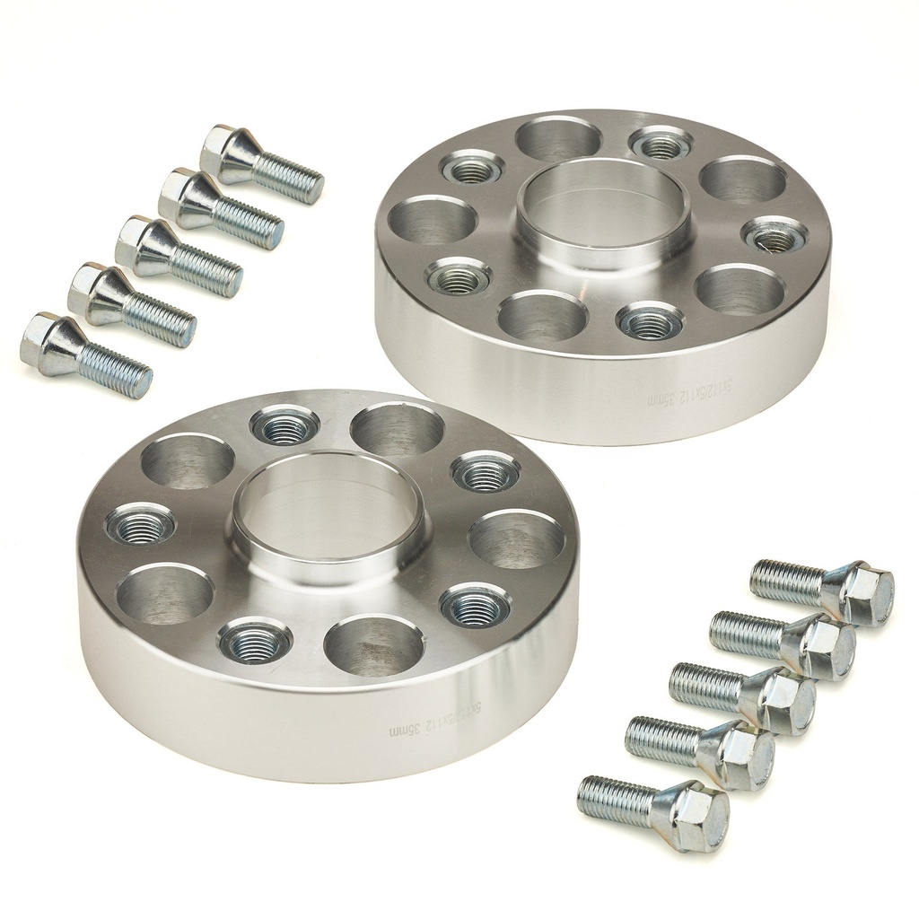 Hub Buddies Bolt To Hub Wheel Spacer Kit With Extended Bolts - 35mm Pair