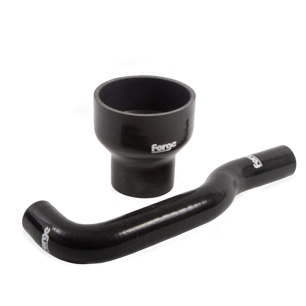 Forge Open Cone Filter Induction Kit With Black Silicone Hoses