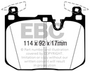 EBC Brakes Swept Groove 2-Piece Fully Floating Disc Kit With Yellowstuff Pads