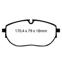 EBC Brakes Yellowstuff Performance Brake Pads