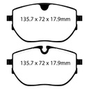 EBC Brakes Yellowstuff Performance Brake Pads