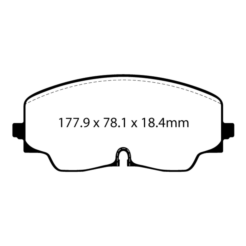 EBC Brakes Yellowstuff Performance Brake Pads