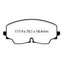 EBC Brakes Yellowstuff Performance Brake Pads