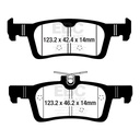 EBC Brakes Greenstuff Performance Brake Pads