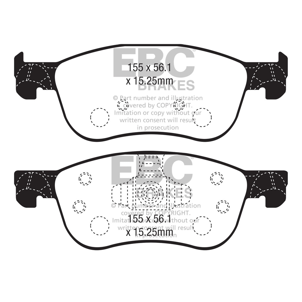 EBC Brakes Greenstuff Performance Brake Pads