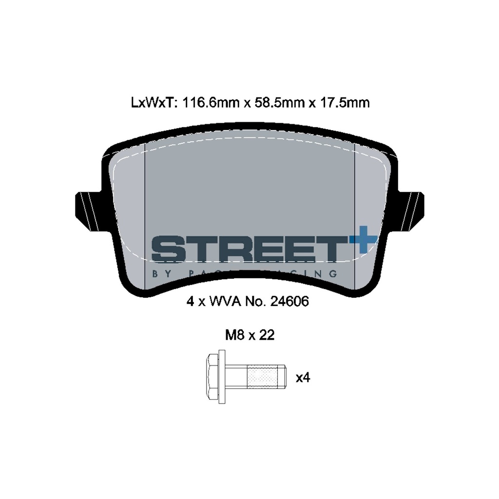 Pagid STREET+ Brake Pads