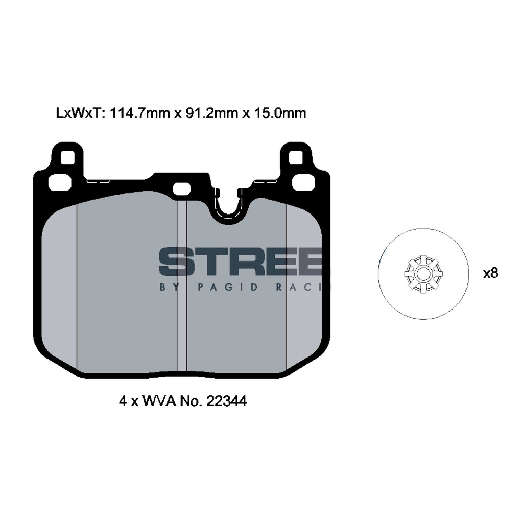 Pagid STREET+ Brake Pads