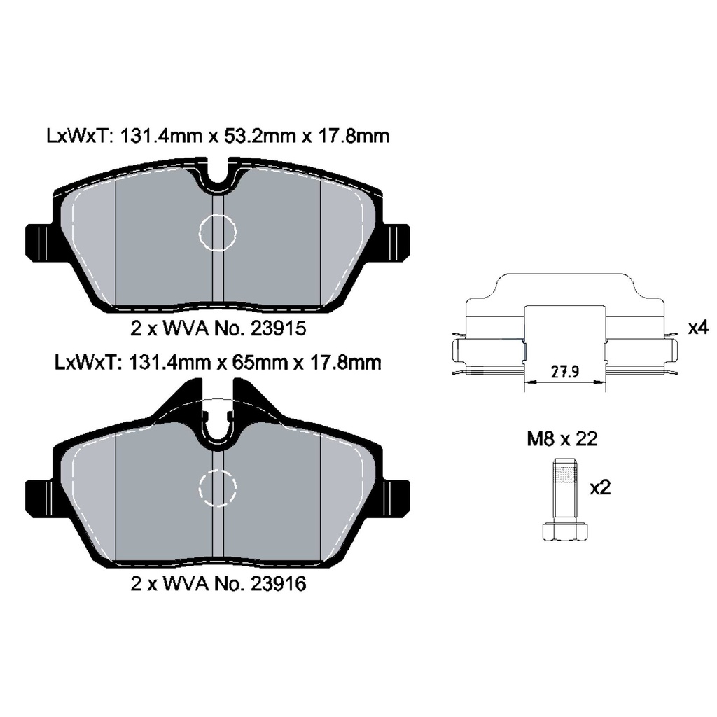 Pagid STREET+ Brake Pads