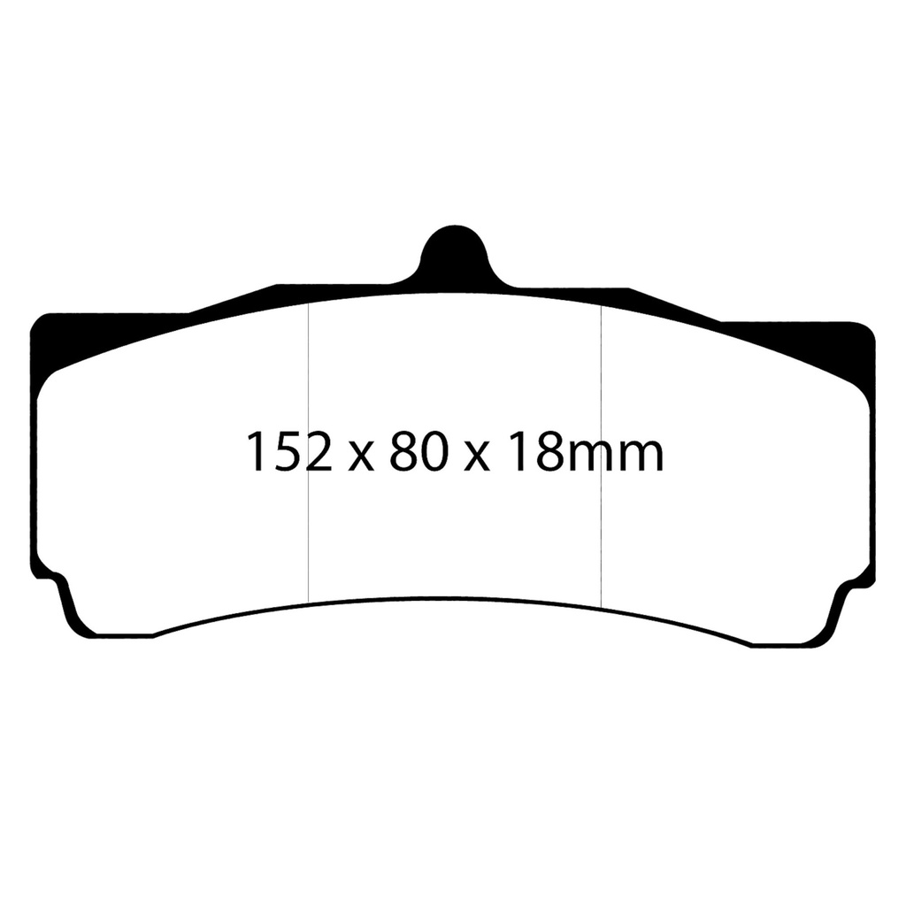 EBC Brakes Big Brake Kit Replacement Bluestuff NDX Brake Pads
